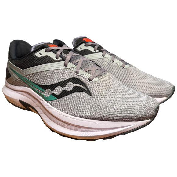 SAUCONY Axon Men's 13 Road Running Shoes Alloy Black Grey Sneakers Comfort - Picture 8 of 16